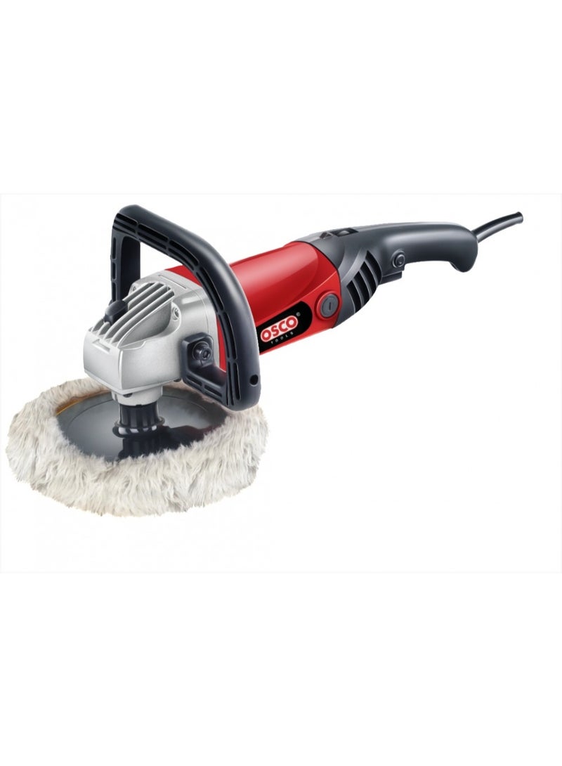 OSCO-TOOLS OSCO 40017 7″ Angle Polisher – 1200W, Adjustable Speed with M14 Spindle - Image 1