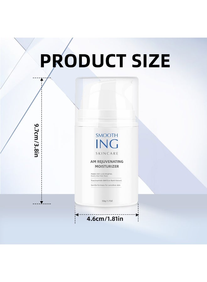 jalan Lightweight Moisturizing Cream (50g) - Contains Niacinamide and Hyaluronic Acid for Deep Hydration and Skin Brightening - Image 3