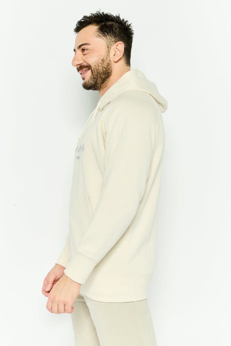 PUMA Men Relaxed Fit Long Sleeve Training Sweatshirt, Beige - Image 3