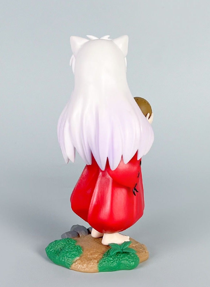 Inuyasha Standing Childhood Inuyasha in Red Robe Figure, Cute Desk Decor and Charming Birthday Gift 16cm - Image 4