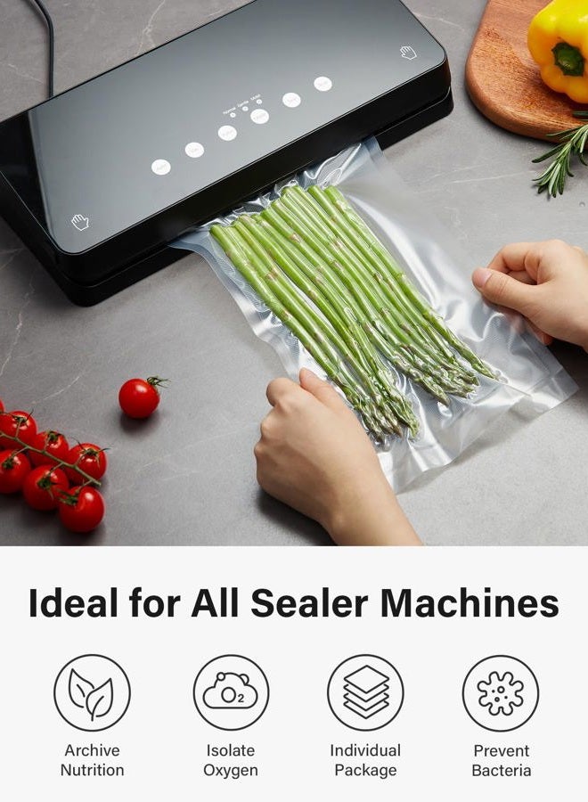 Kootek 11" x 150' Vacuum Sealer Roll Keeper with Cutter Dispenser, Commercial Grade Food Vacuum Seal Bag Rolls, Great for Storage, Meal prep and Sous Vide - Image 3