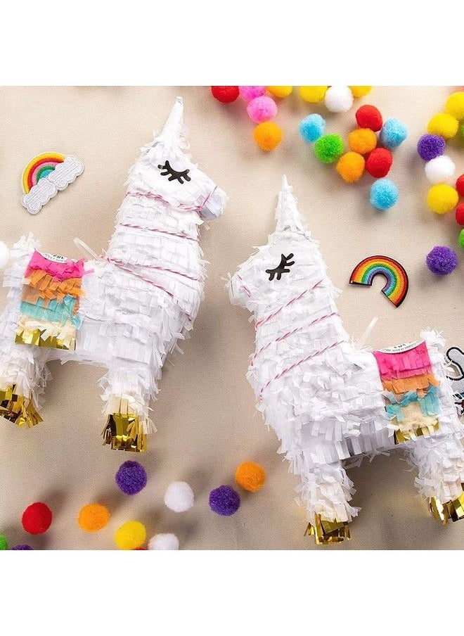 Juvale 3 Pack Of Mini Llama Pinatas For Birthday Celebration Cinco De Mayo Fiesta Decorations Animal Themed Party Supplies Party Favors Easy To Fill (10.5X5X2 Inches)  - Image 4