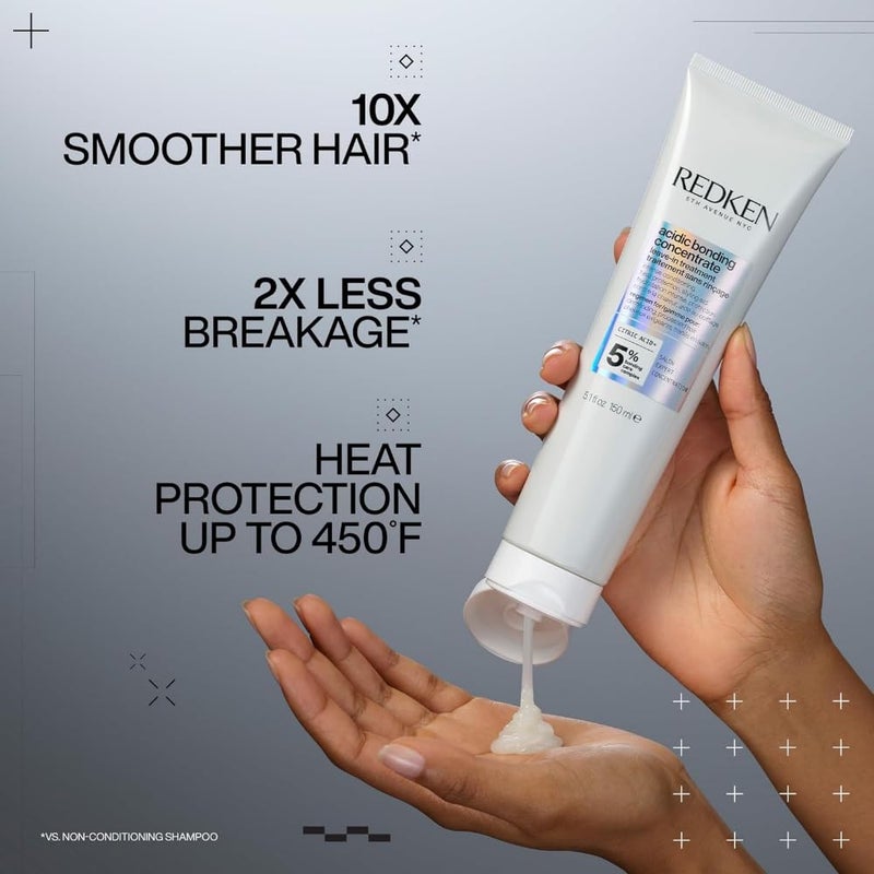Redken Bonding Leave In Conditioner For Damaged Hair  Hair Repair Treatment Strengthens Weak Hair - Image 2
