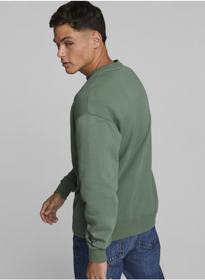 PUMA - Classics 70s Mens Fleece Sweatshirt - Image 1