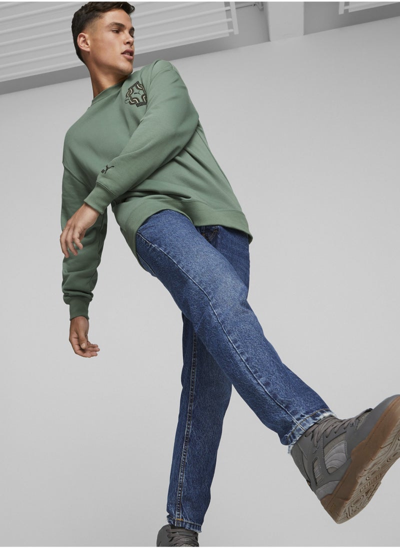 PUMA - Classics 70s Mens Fleece Sweatshirt - Image 1