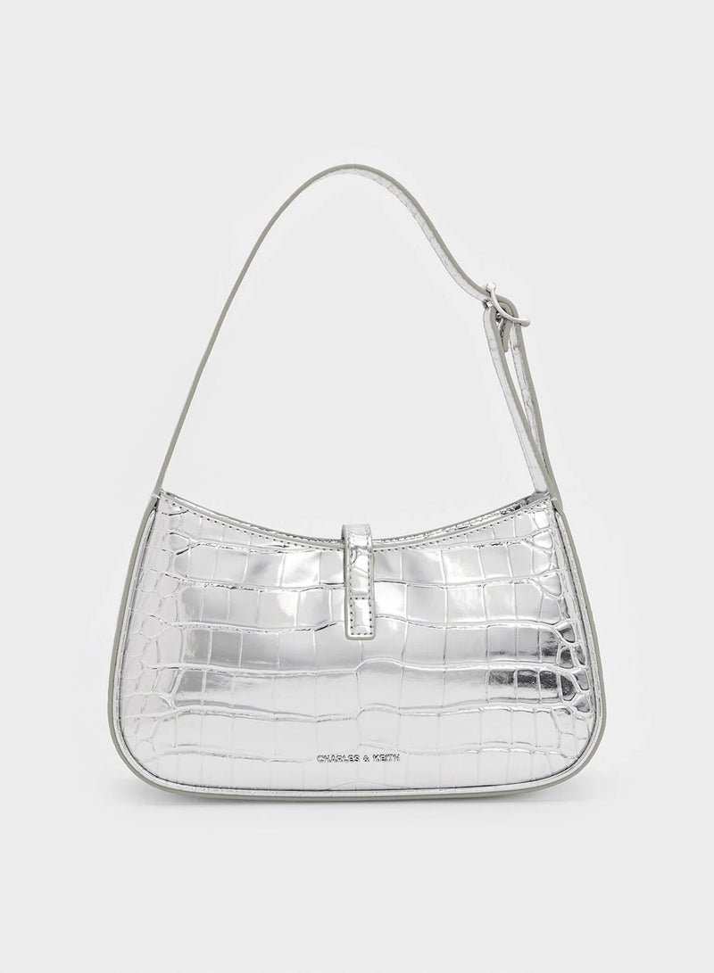 تشارلز & كيث حقيبة الكتف المعدنية - Image 5