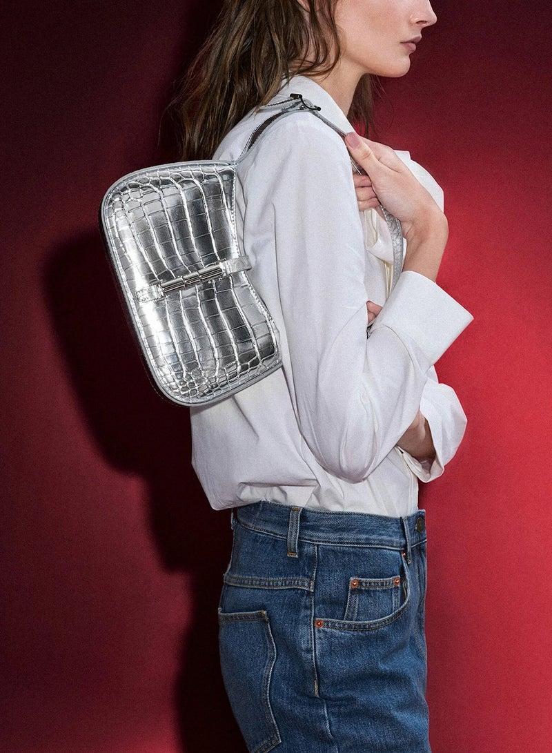 تشارلز & كيث حقيبة الكتف المعدنية - Image 2