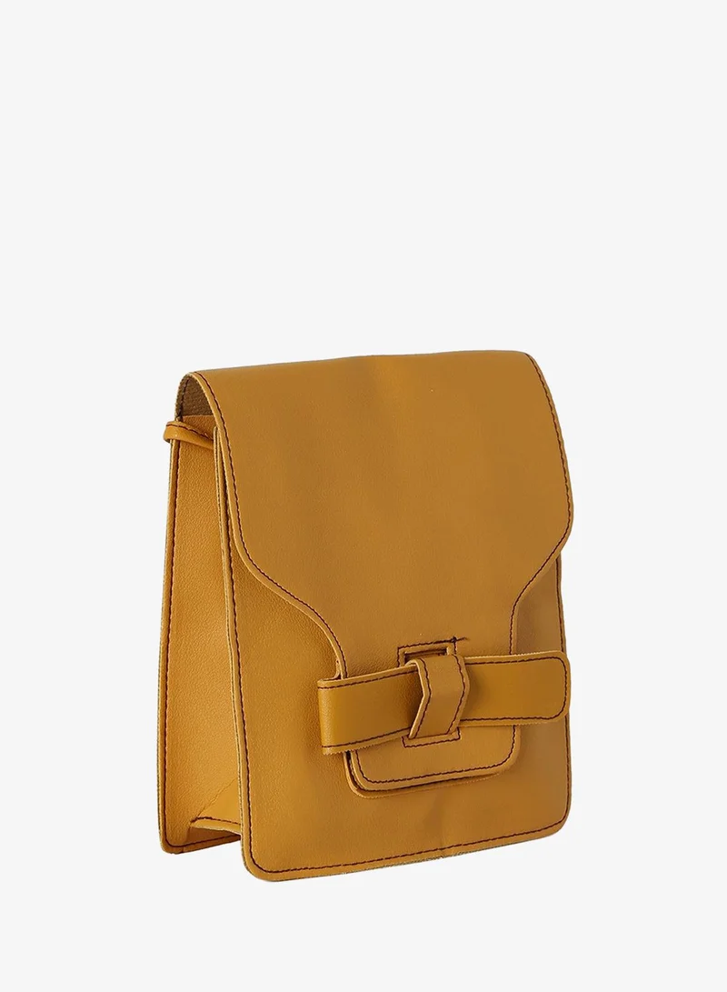 Haute Sauce Carmella Yellow Cross Body Bag
