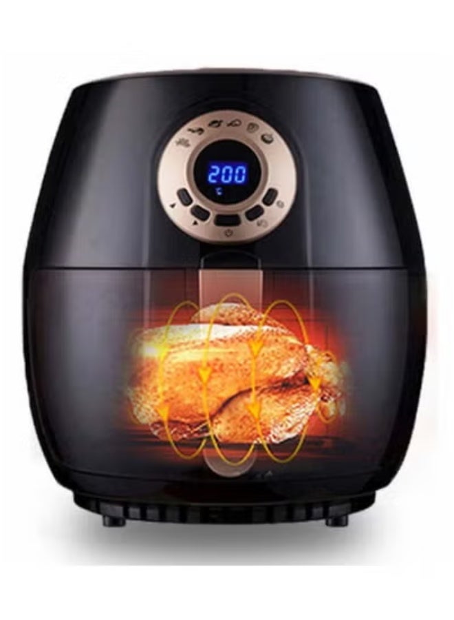 TIGER 4.5L Digital Air Fryer for Healthy Oil-Free Cooking – 2400W Rapid Air Technology for Fast Heating – LED Touchscreen Control with 8 One-Touch Presets – Large Capacity Air Fryer for Family Meals, Fries, Chicken, Fish, Baking – Easy to Clean & Energy Efficient - Image 2
