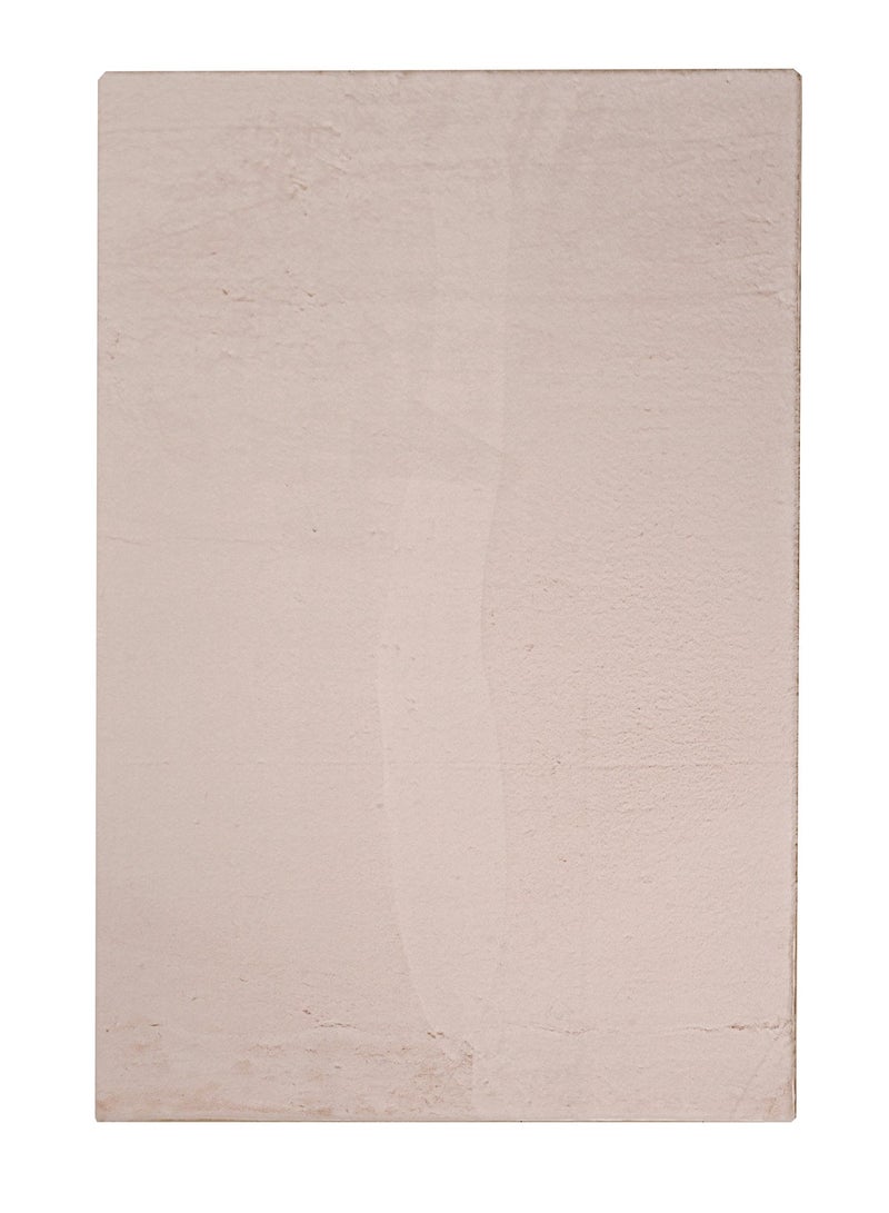 Home auraa Carpet Rug Anti-Slip – Size 160 x 230 cm – 5.25x7.55 ft | Horizon Shaggy Design - Beige Color | Ideal Carpet for Living Room, Bedroom, Office, Hallway or Balcony - Image 3