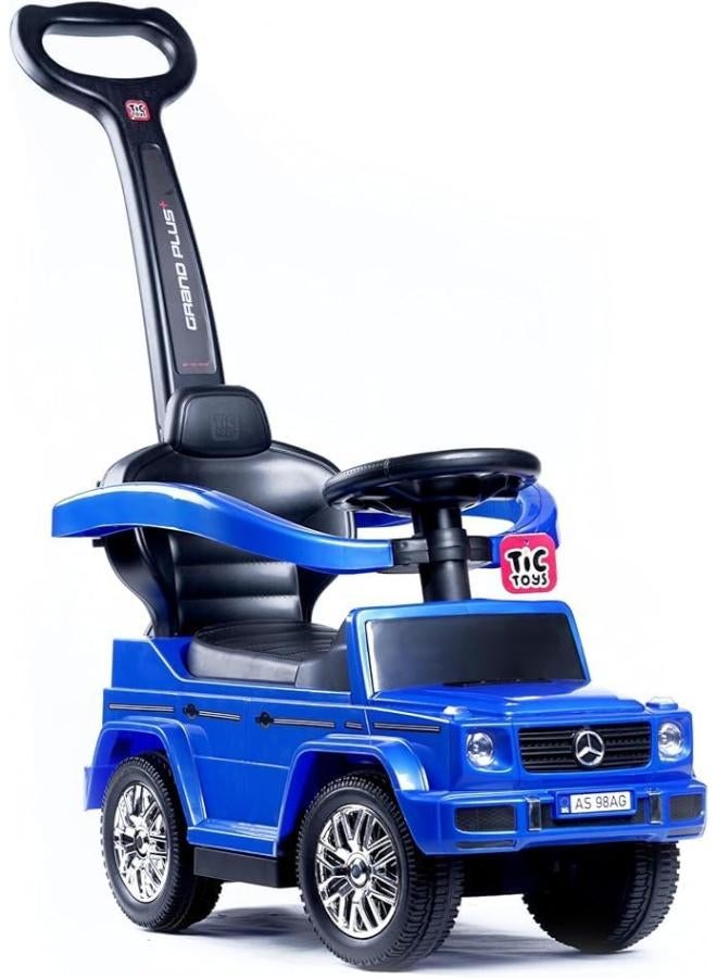 Mercedes G-Class Push Car with Push Bar (Blue, 1-6 Years) - Image 1