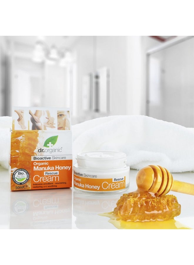 dr.organic Organic Manuka Honey Rescue Cream Bioactive Skincare (1.7 Fluid Ounces)  - Image 4