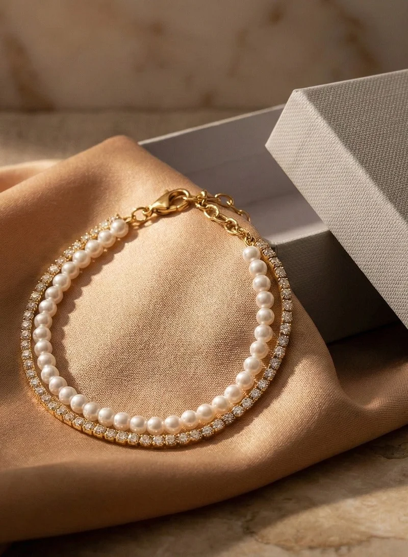 Liu Jo  Liu Jo Duo Gold Bracelet for Women | Best Price UAE
