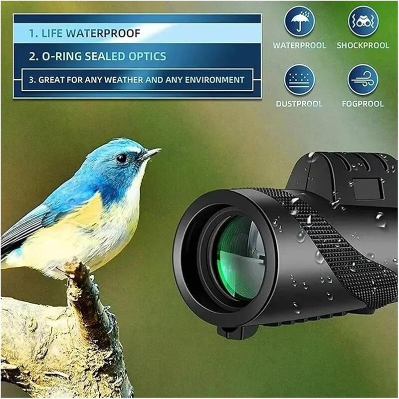 Compass Telescope High Definition Single Tube Compact Portable Day and Night Dual Purpose - Image 5