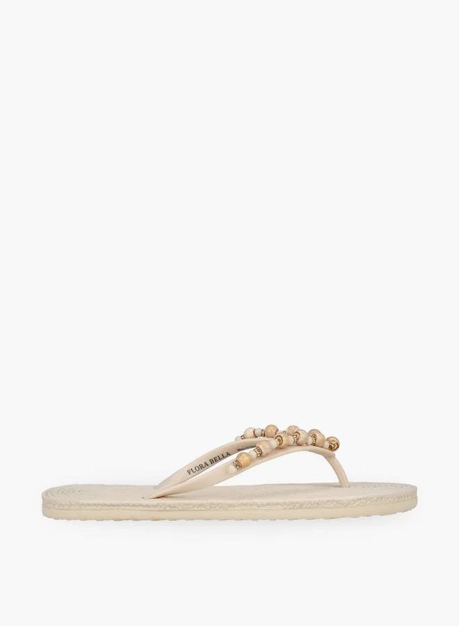 فلورا بيلا من شو إكسبرس Women Beaded Flip Flops