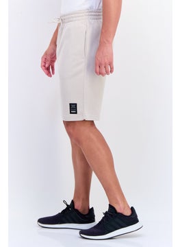 RBX Men Sportswear Fit Drawstring Outdoor Shorts, Taupe  - Image 3