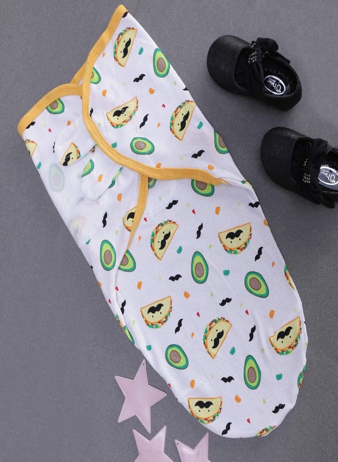 Pokory Organic Cotton Adjustable Comfort Sleep Swaddle Wraps (Multicolour, 1 to 18 Months, Free Size) - Image 4