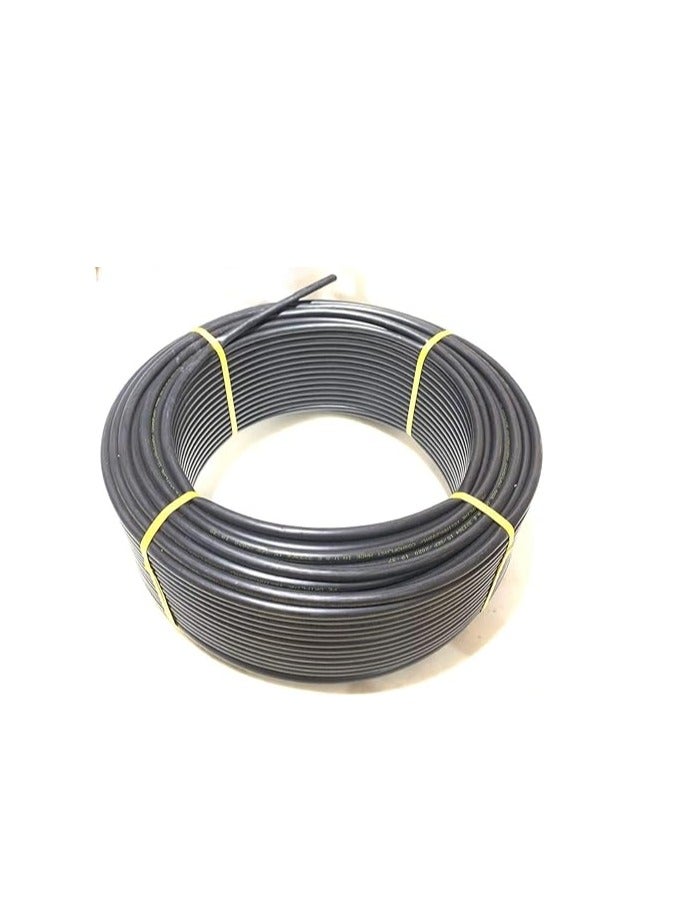 Generic Polyethylene Irrigation Supply Pipe, Drip Irrigation 1/2"(13mm-16mm) Blank Distribution Tubing,Use for Irrigation, Hydroponics, Growing - Water Distribution Tube Made in UAE 25 Meter 