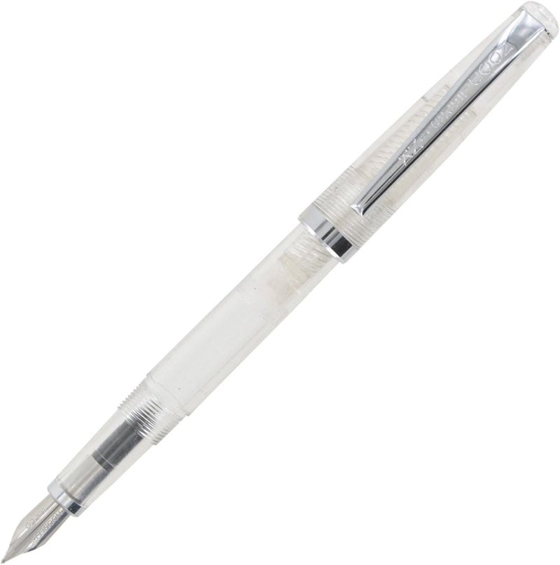 Noodler's FLEX NIB Fountain Pen with Piston Fill Mechanism - Clear Demonstrator - Image 1