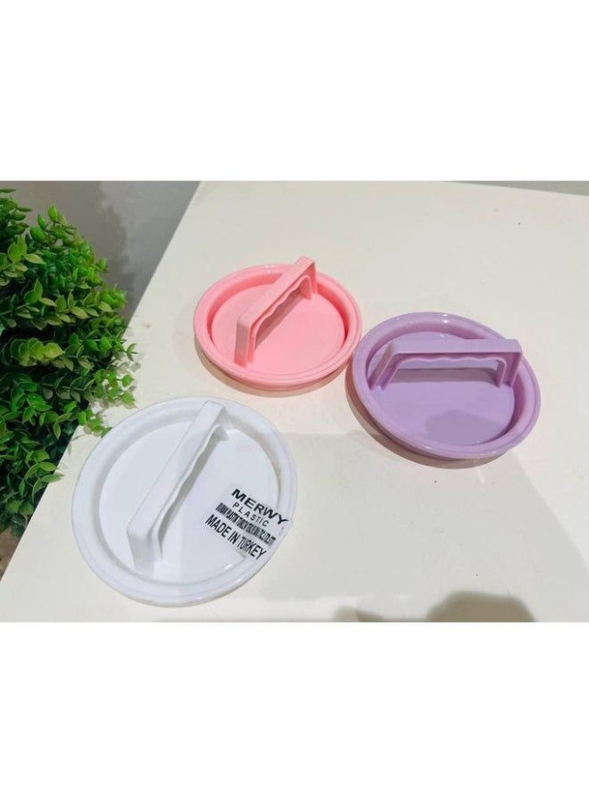 Heavy-duty plastic burger making tool, 2-piece set, mold for shaping meatballs, chicken and beef burgers – healthy cooking tools for the kitchen
