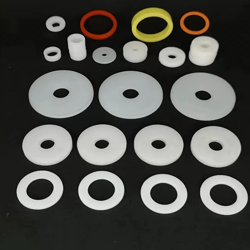 Nylon Washers M2 Stardard Size 15PCS High Quality Flat Rings Smooth Burr Free Plastic Shims - Image 1