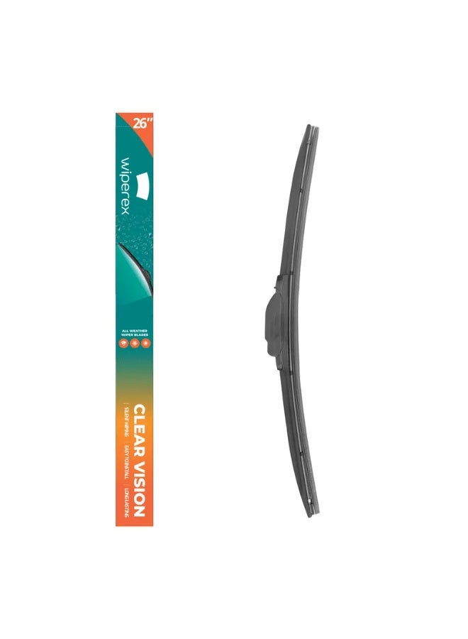ويبيركس WiperEX Premium Wiper Blade 26" – Silent, Smooth Wipe, No Marks, Wind Lift Resistant, Durable Rubber - Image 1
