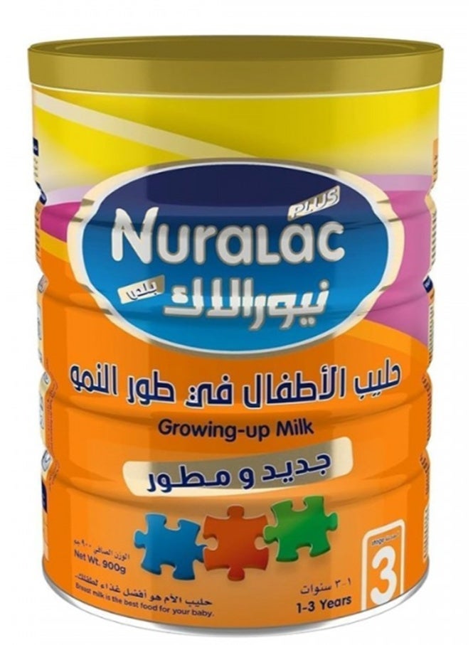 Nuralac Plus Milk (3) Growing Up 900 gm