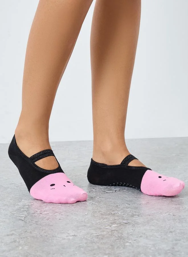 ستايلي اكتيف جوارب بقاعدة سيليكون وسيور