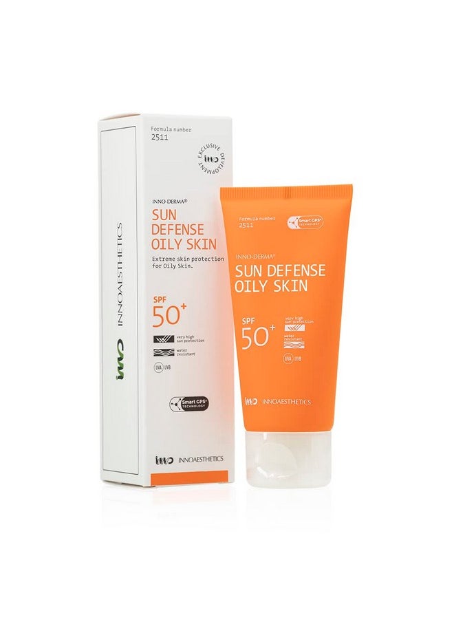 INNOAESTHETICS - Innoderma Sun Defense Sunblock Uvp 50+ Oilycombination Skinnew Presentation - Image 1