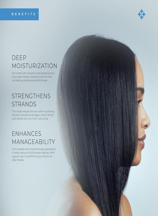 Kanpeki Kerasyl Structure Repair Hair Repairing Mask - Grove | Revives and Repairs Damaged, Dry, and Chemically Treated Hair | Infused with Vegetal Keratin, Algae & Pea Protein | 300gm - Image 4