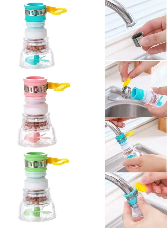 6Layers Drinking Water Purifier Filter Activator Chlorine Remover Saver Nozzle for Kitchen Bathroom Sink Multi-layer Softener - Image 1