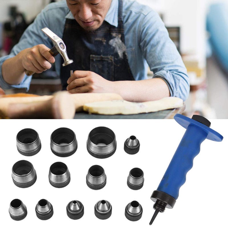 14Pcs Hollow Punch Set 5mm To 35mm Gasket Cutting Puncher Kit With Plastic Storage Box - Image 5
