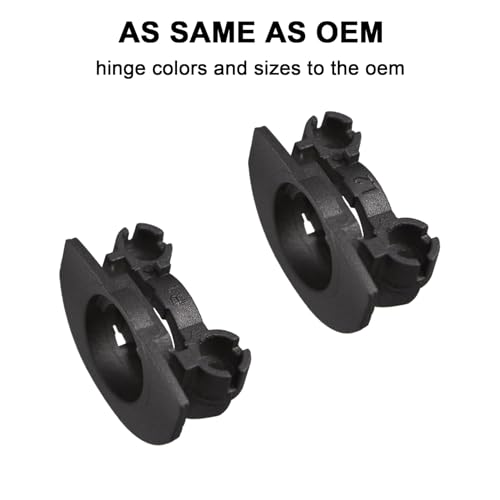 Adhiper WH-1000XM4 Hinge Swivels + U Shaped Metal Hinge Lock Grove Replacement for Sony WH-1000XM4 Headphone,Replacement Parts Accessories Hinge Spins(Black) - Image 4