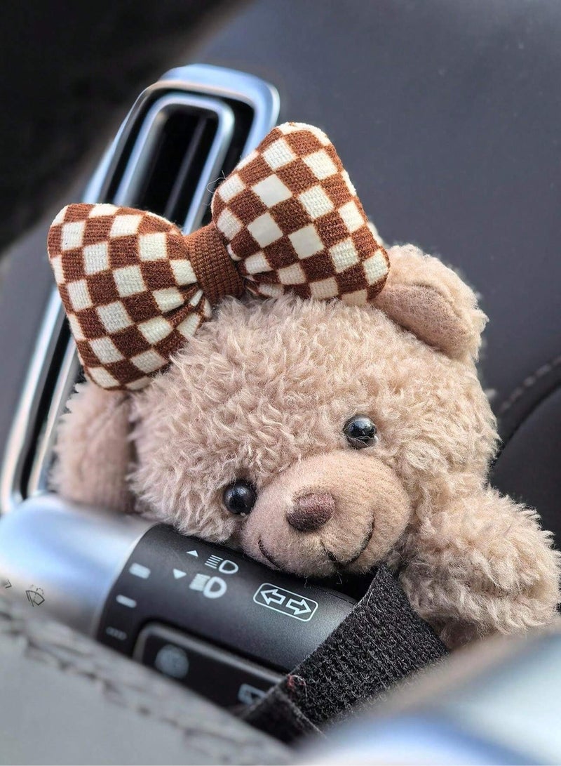 Cute bear car decoration, car accessory for steering wheel - Image 2