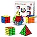 Vdealen Speed Cube Set 2x2 4x4 Pyramid Mirror Dodecahedron Magic Cube Pack Puzzle Cube Bundle Toys for Classroom Prizes Birthday Party for Kids Teens Adults5 Pack - Image 2