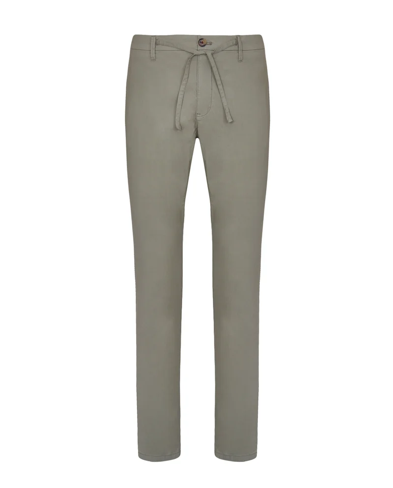Camicissima CHINOS COTTON POPLIN CHINOS WITH COULISSE
