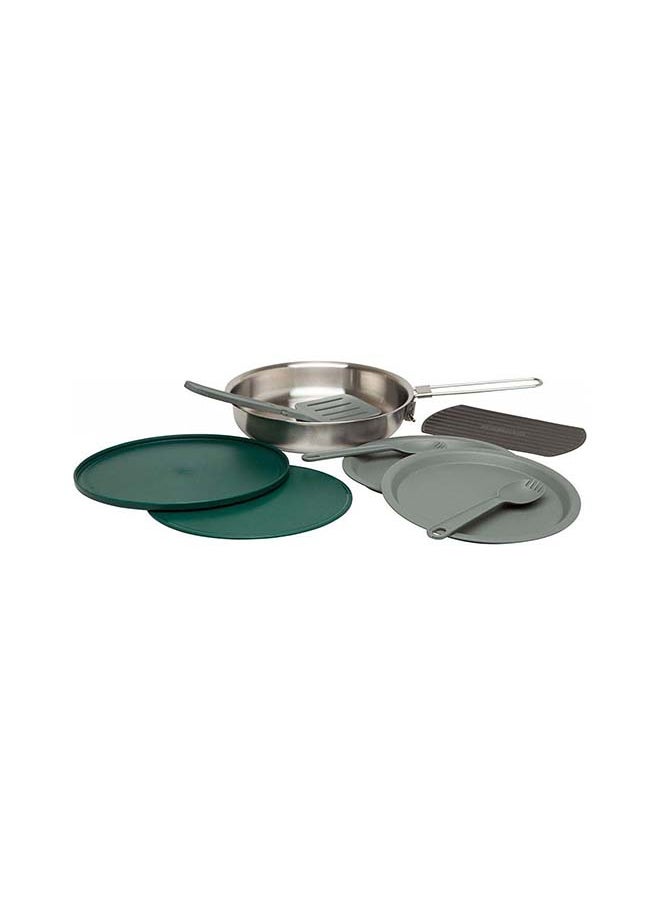 Stanley - Adventure All-In-One Fry Pan Set – Stainless Steel Camp Cookware | 9 Piece Camp Cook Set | Lightweight Fry Pan Set for Backpacking, Hiking and Camping - Image 1