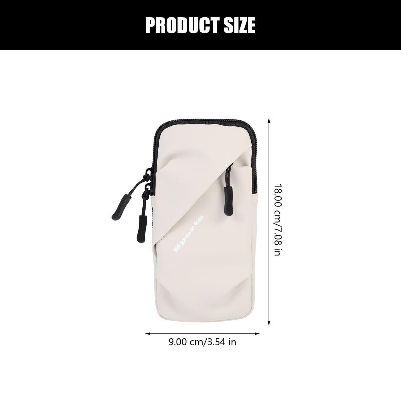 Universal Sports Running Phone Armband Grey Waterproof Cell Holder for Jogging Fitness - Image 3