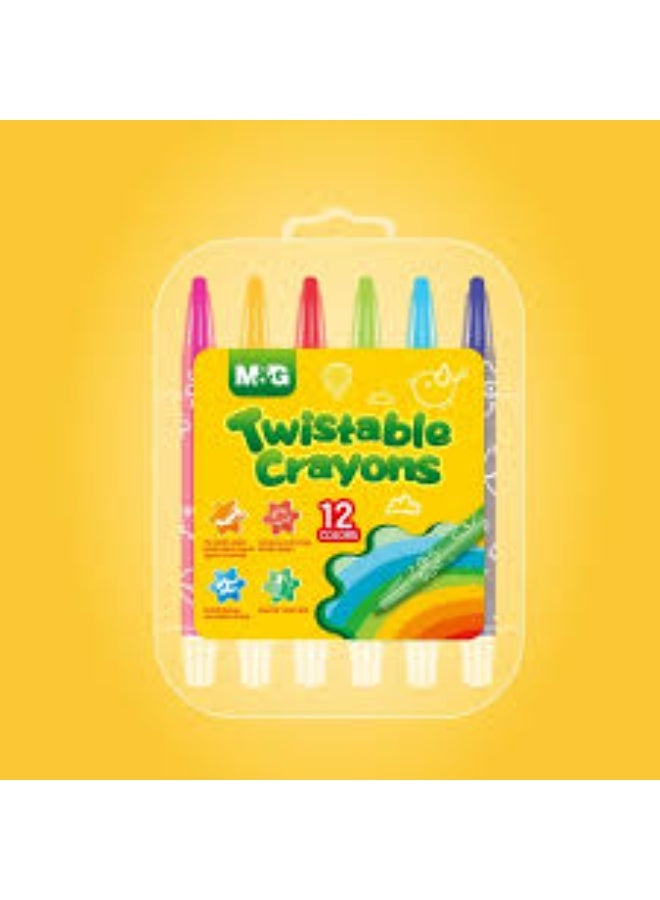 M&G twistable crayons, bright colors, smooth drawing - Image 3