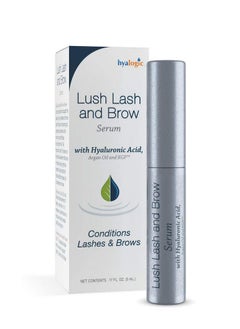 Lash & Brow Serum By Hyalogic  Eyelash And Brow Growth Serum Enriched WHyaluronic Acid Argan Oil & Kgf: Hypoallergenic Formula  Cruelty & ParabenFree .17 Fl. Oz.(5Ml)