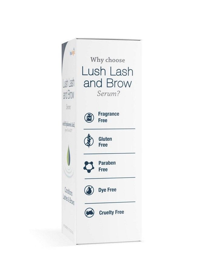 Hyalogic - Lash & Brow Serum By Hyalogic  Eyelash And Brow Growth Serum Enriched WHyaluronic Acid Argan Oil & Kgf: Hypoallergenic Formula  Cruelty & ParabenFree .17 Fl. Oz.(5Ml) - Image 1