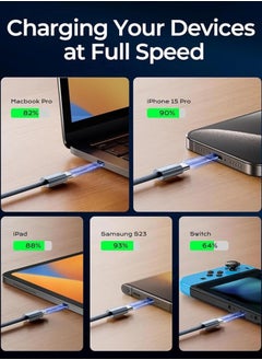Lisen LISEN 240W Super Fast Charging USB-C to USB-C 2M White  - Image 3