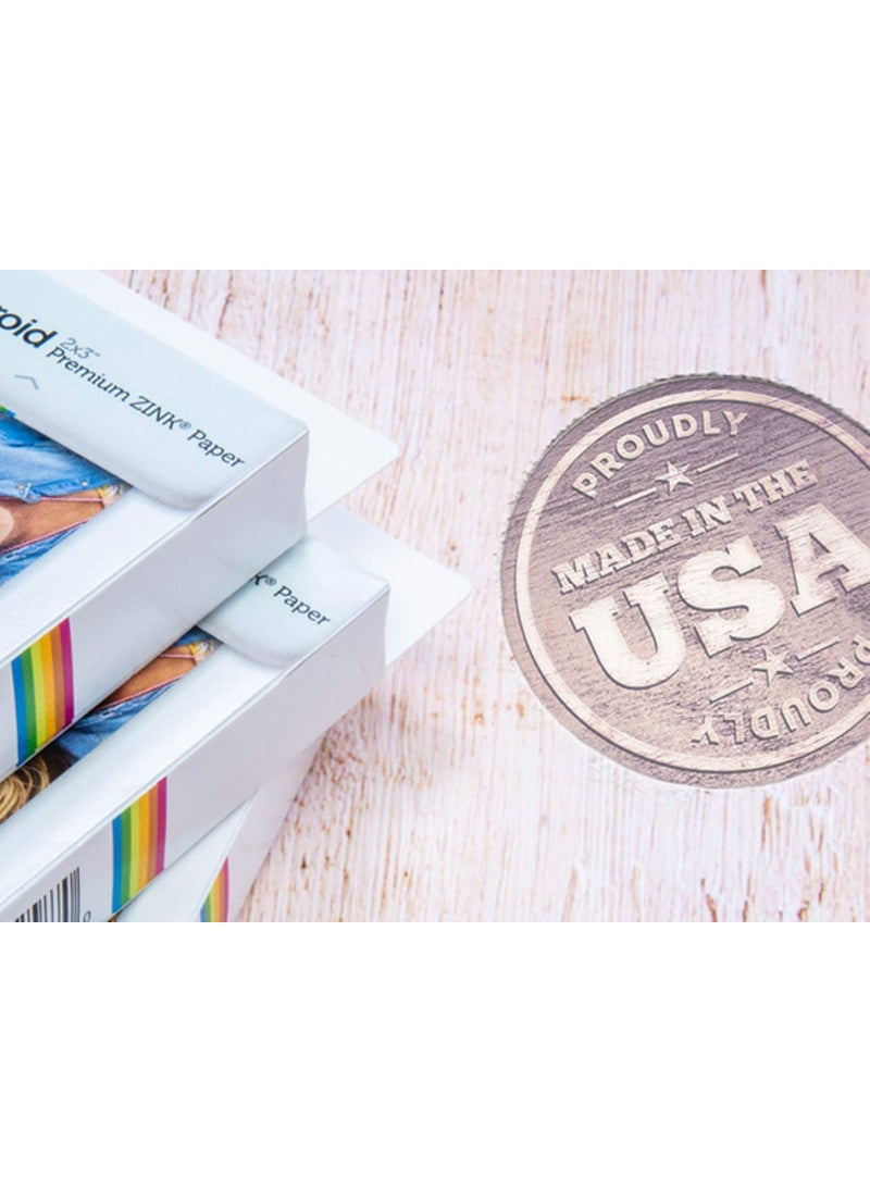 Polaroid Polaroid 2x3 inch Premium Zink Photo Paper (100 Sheets) Compatible with Polaroid Snap, Snap Touch and Zip.  - Image 4
