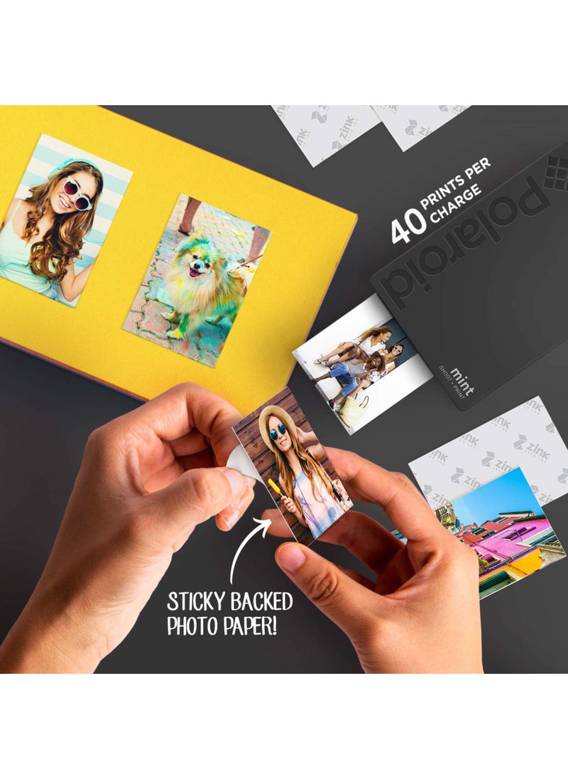 Polaroid Polaroid 2x3 inch Premium Zink Photo Paper (100 Sheets) Compatible with Polaroid Snap, Snap Touch and Zip.  - Image 3