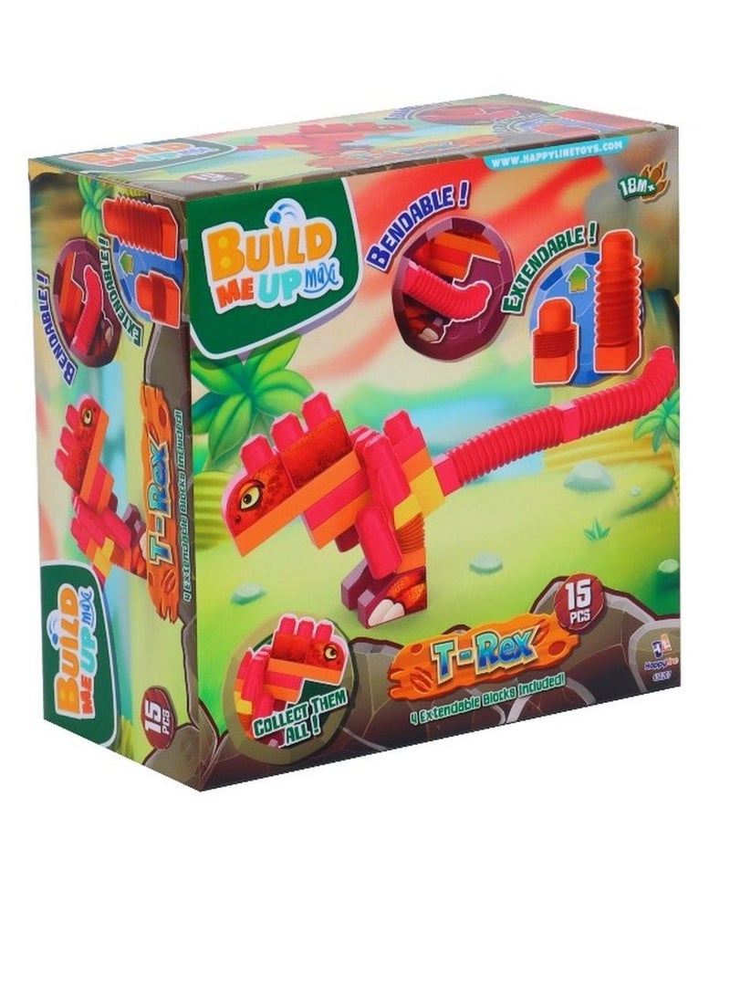 Build Me Up Maxi T-Rex 15 Pieces - 650207 - Image 1