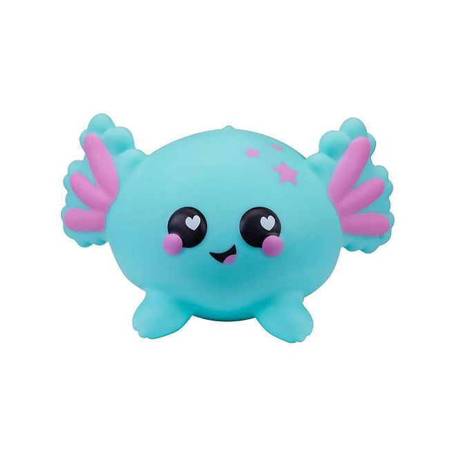 Smooshzees Luvzees, Noodle, Axolotl, Collectable Characters, Super Soft, Cuddly, Squishy, 24 Months+, â€Ž14 x 16 x 10 cm- Green - Image 1