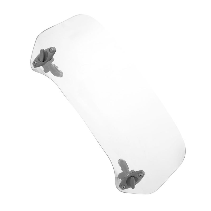 Universal Motorcycle Modified Windscreen Windshield Spoiler Air Deflector Smoked - Image 5