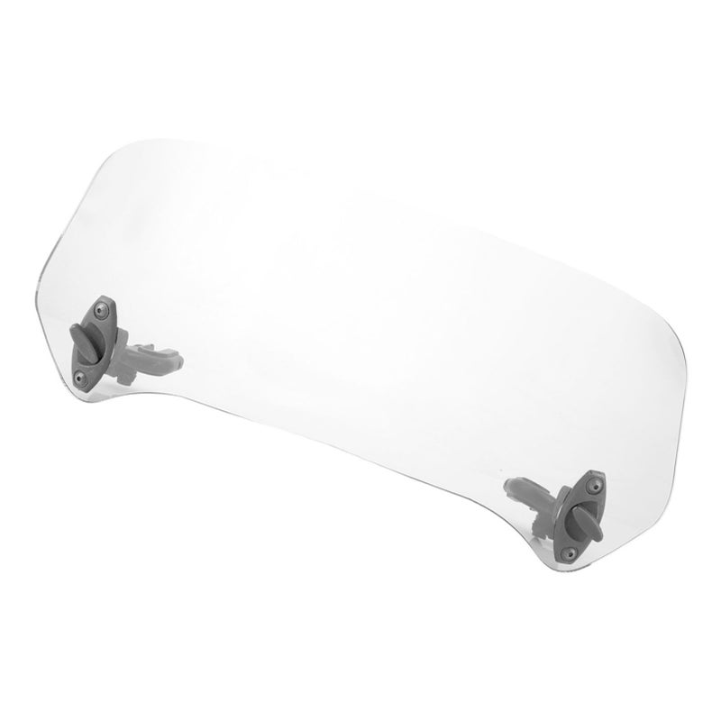 Universal Motorcycle Modified Windscreen Windshield Spoiler Air Deflector Smoked - Image 1
