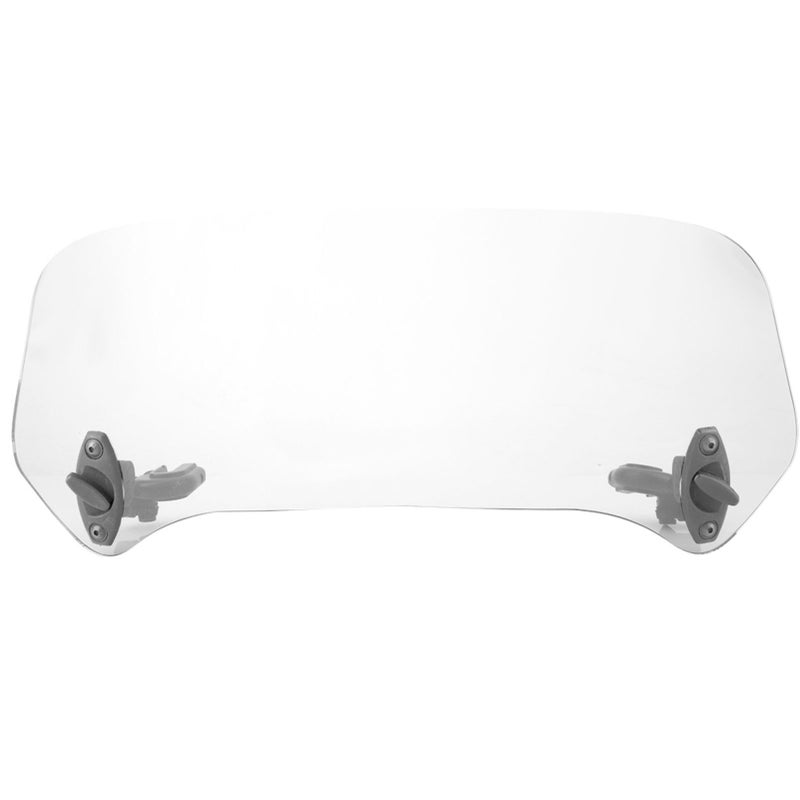 Universal Motorcycle Modified Windscreen Windshield Spoiler Air Deflector Smoked - Image 2