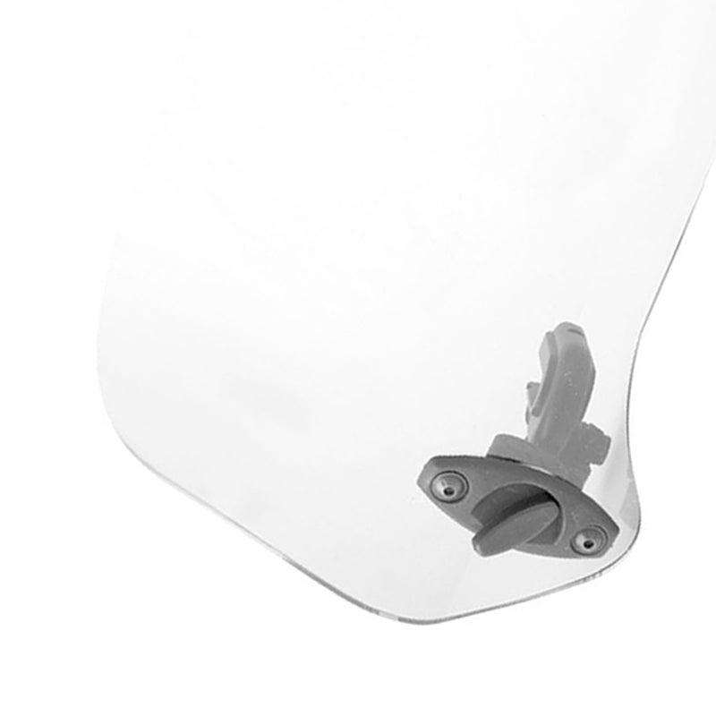 Universal Motorcycle Modified Windscreen Windshield Spoiler Air Deflector Smoked - Image 3
